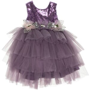 Miss Pretty παρανυφικό και βαπτιστικό φόρεμα «Purple Elegance»