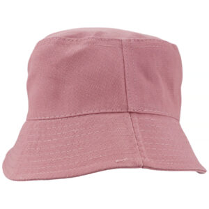 Καπέλο Maksi Bucket σε σομόν χρώμα, από 100% βαμβάκι, με γείσο για προστασία από τον ήλιο, ιδανικό για κορίτσια σε καλοκαίρι, άνοιξη και φθινόπωρο.
